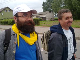 Marek z Adamem, który, niestety tylko nas odprowadza do Swarzewa